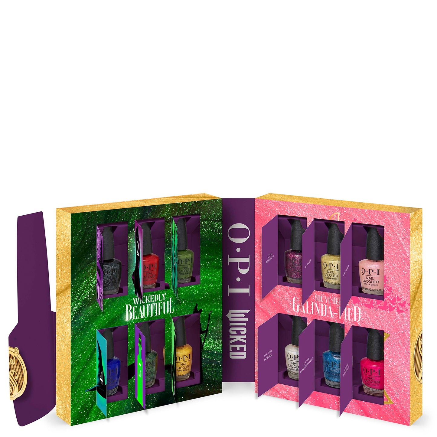 OPIxWicked Nail Lacquer 12pc Mini Advent Calendar 12x3.75ml