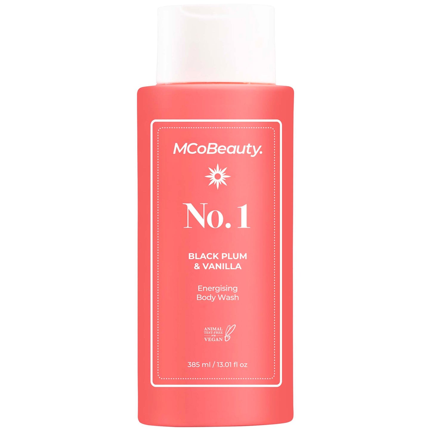 MCoBeauty Everyday Body Wash Cream-Gel 385ml - No.1 Black Plum & Vanilla