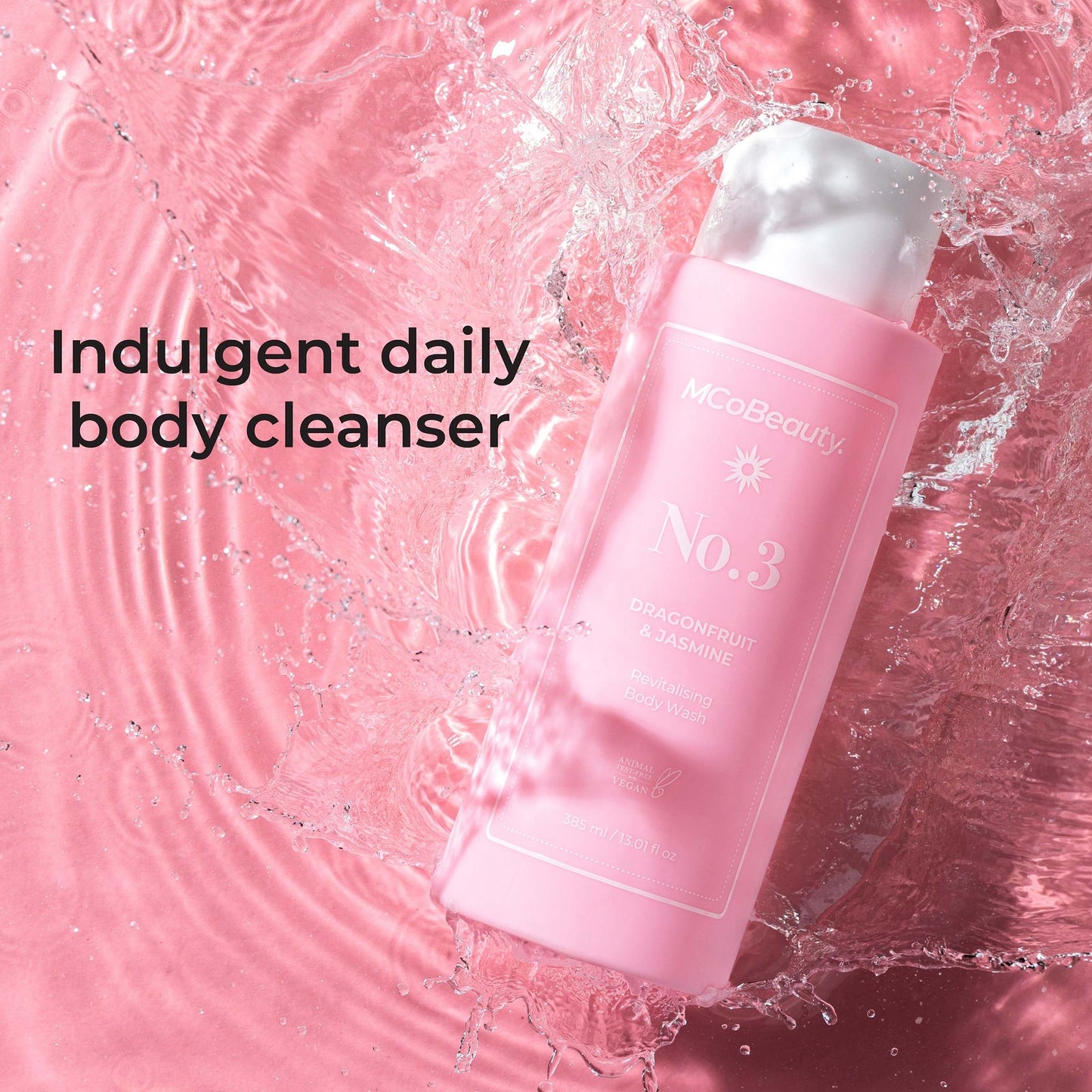 MCoBeauty Everyday Body Wash Cream-Gel 385ml - No.3 Dragonfruit & Jasmine