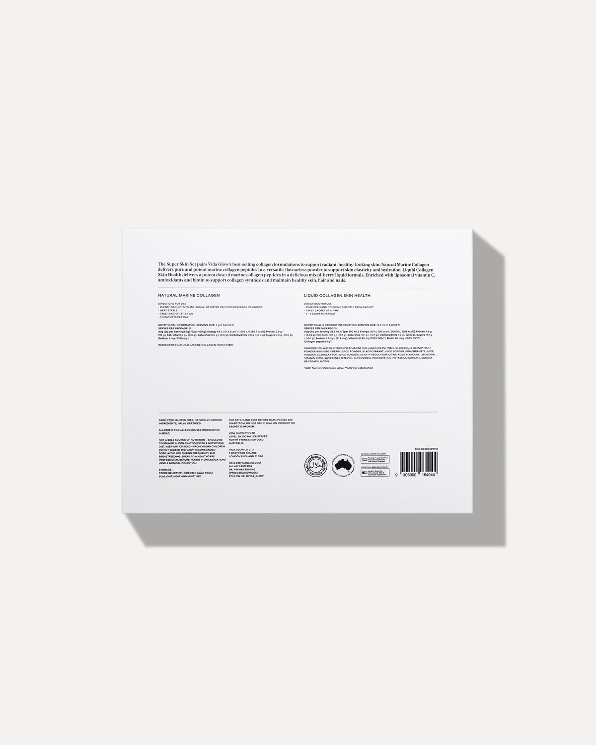 Vida Glow Super Skin Set 30 Sachets