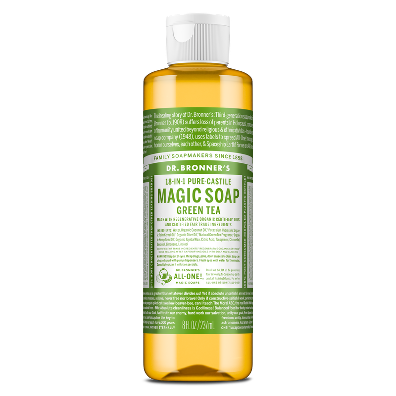 Dr. Bronner's Pure Castile Liquid Soap - Green Tea 237ml