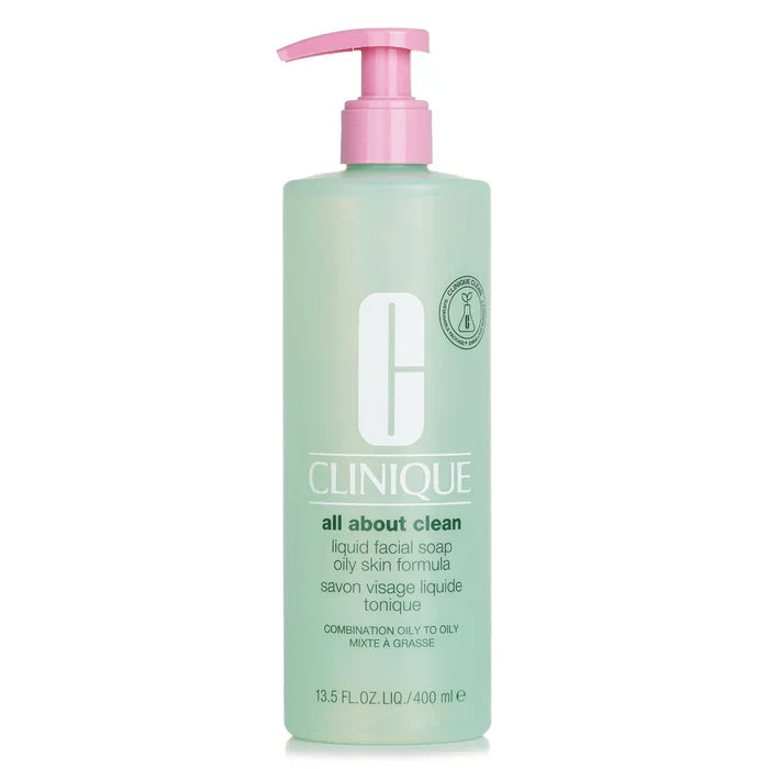 Clinique All About Clean Liquid Facial Soap Oily Skin Formula 400ml