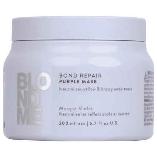 Schwarzkopf Blondme Bond Repair Purple Mask 200mL