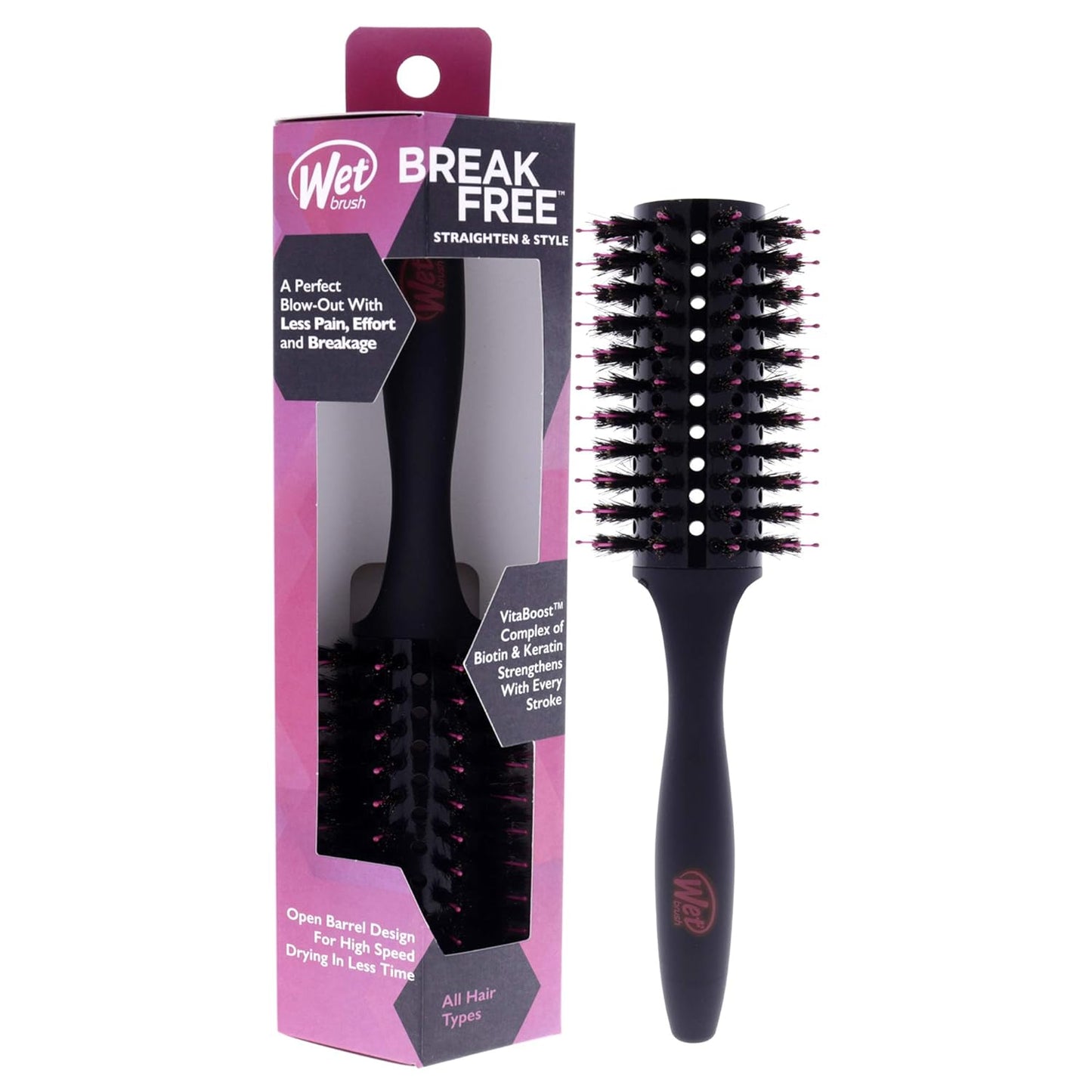 WetBrush Break Free Straighten and Style - Black
