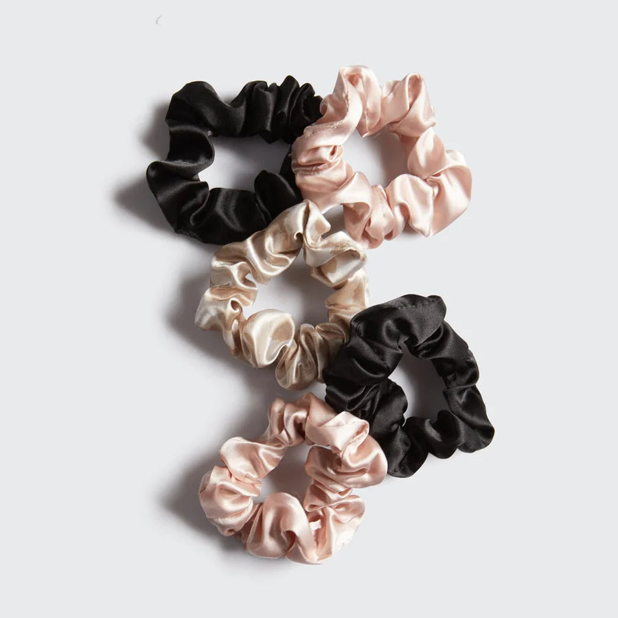 Kitsch Satin Sleep Scrunchies 5pc Set - Assorted