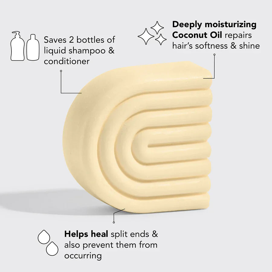 Kitsch Coconut Oil Deep Moisturizing Solid Conditioner Bar 77g