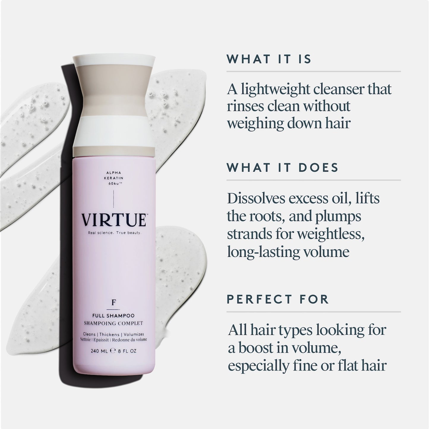 Virtue Full Shampoo 240ml