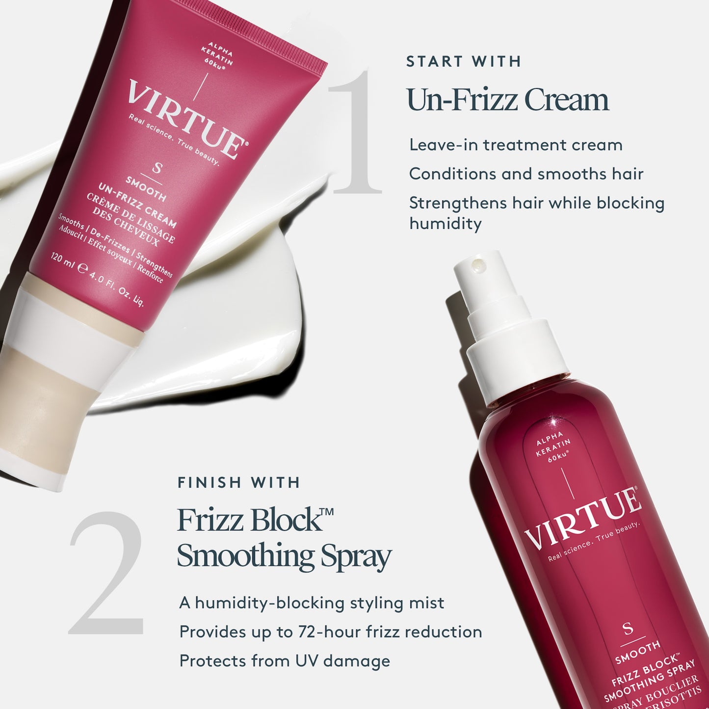 Virtue Smooth Frizz Block™ Smoothing Spray 150ml
