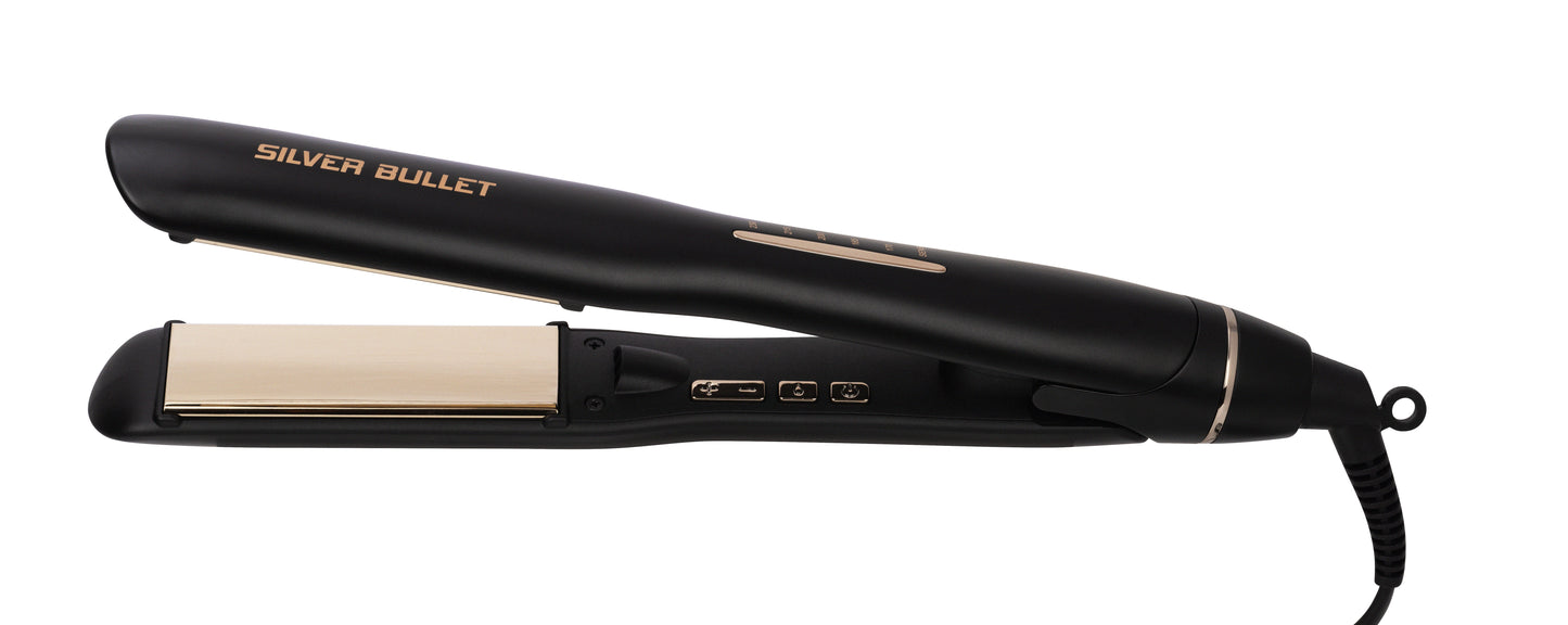 Silver Bullet Asteria Ionic Titanium Hair Straightener 32mm - Black