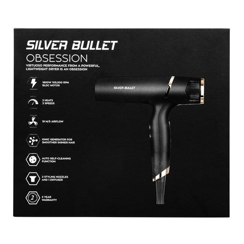 Silver Bullet Obsession Hair Dryer - Black