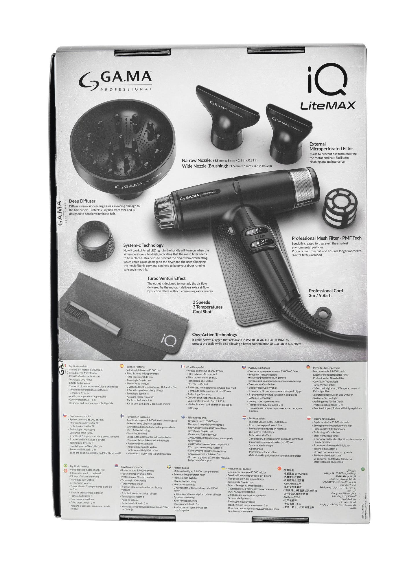 Gama Professional IQ Lite Max - Black