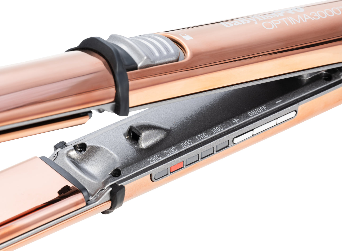 BaBylissPRO Optima 3000 Straightener - Rose Gold 32mm