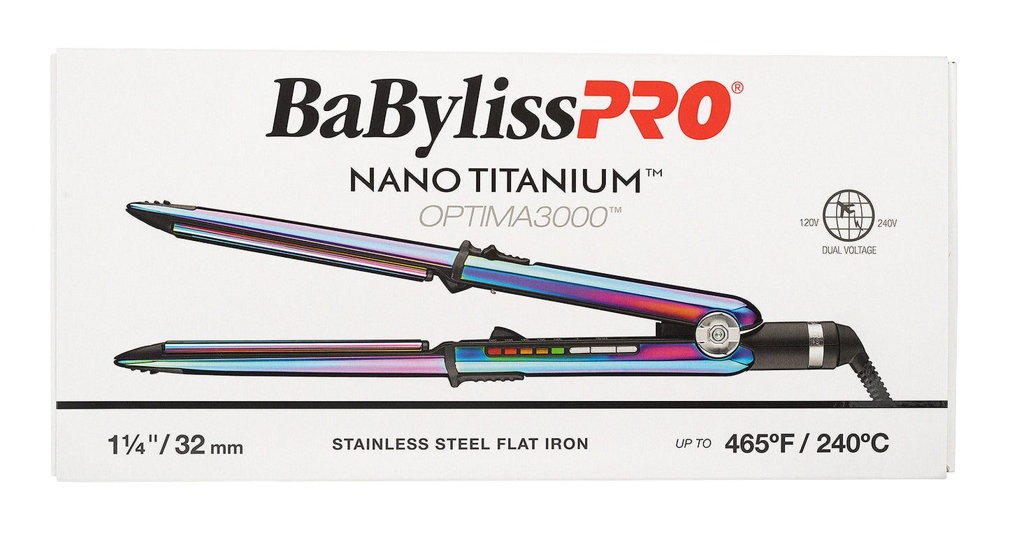 BaBylissPRO Nano Titanium Optima 3000 Straightener - Chameleon 32mm
