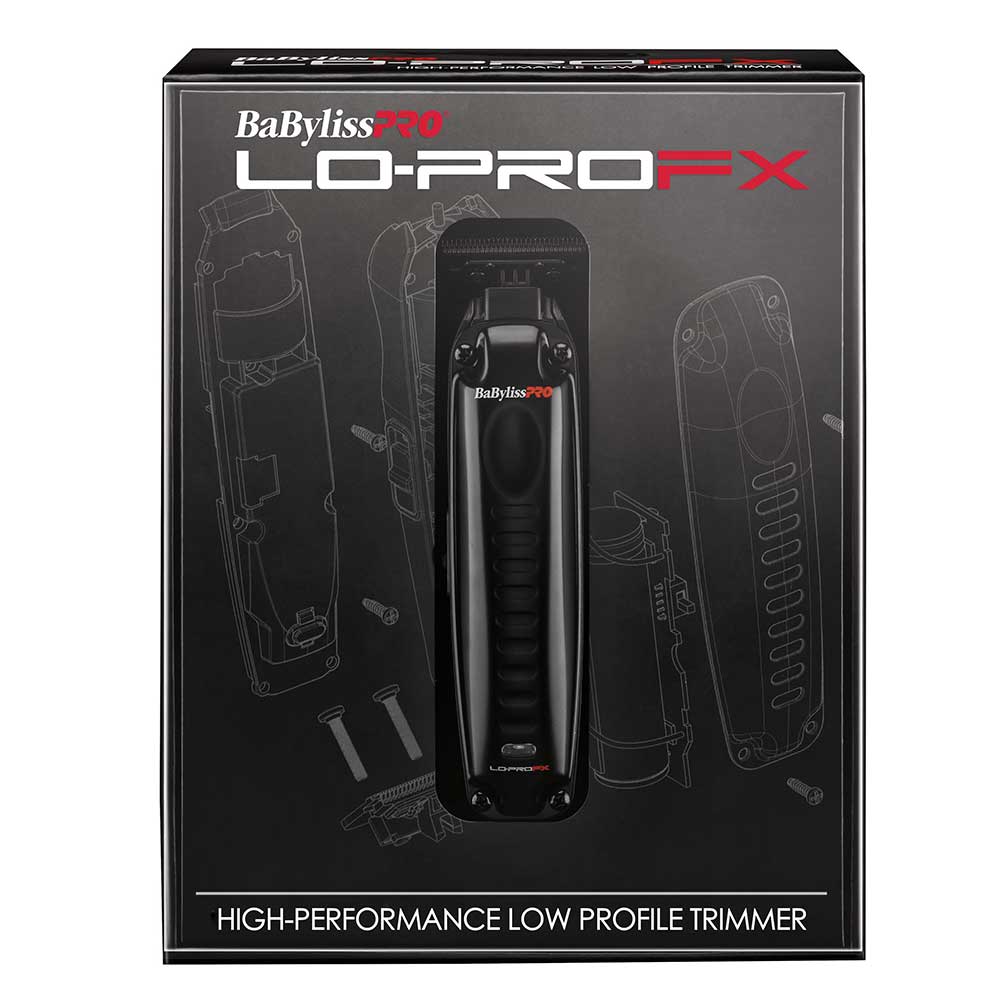 BaBylissPRO Lo-ProFX Trimmer -Black Cord/Cordless