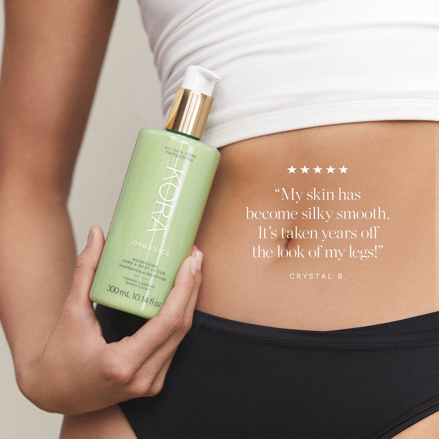 KORA Organics Nourishing Hand and Body Lotion 300ml