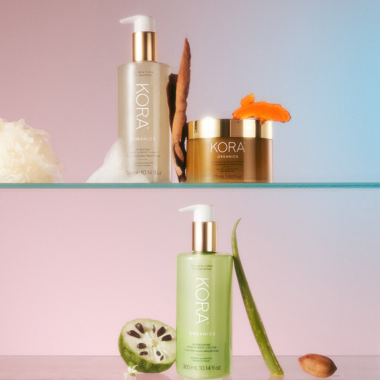 KORA Organics Nourishing Hand and Body Lotion 300ml