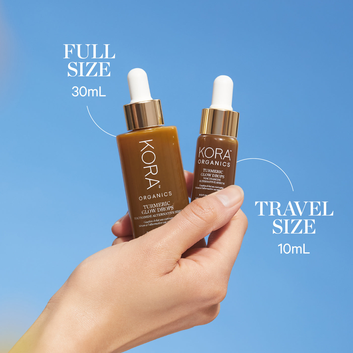 KORA Organics Turmeric Glow Drops Niacinamide Alternative Serum 30ml