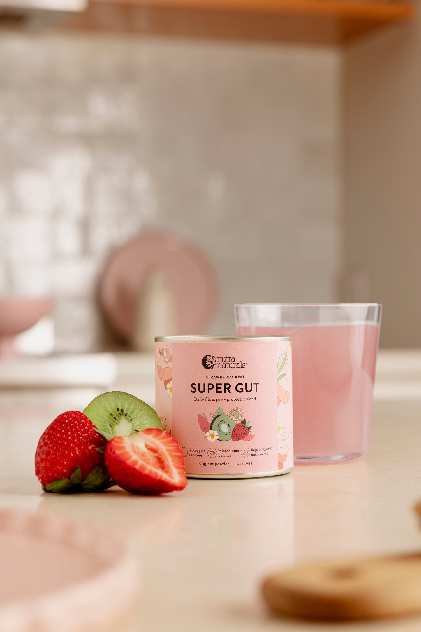 Nutra Naturals Super Gut - Strawberry Kiwi 225g