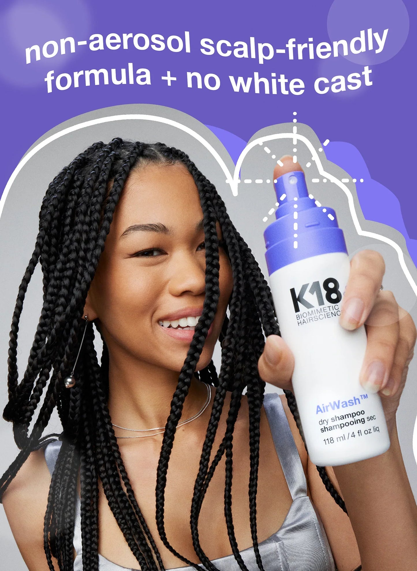 K18 AirWash Dry Shampoo 118ml