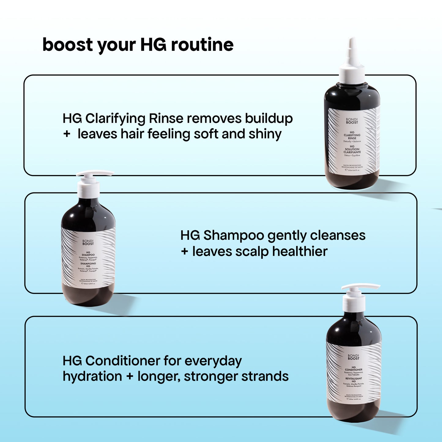 BondiBoost HG Clarifying Rinse 250ml