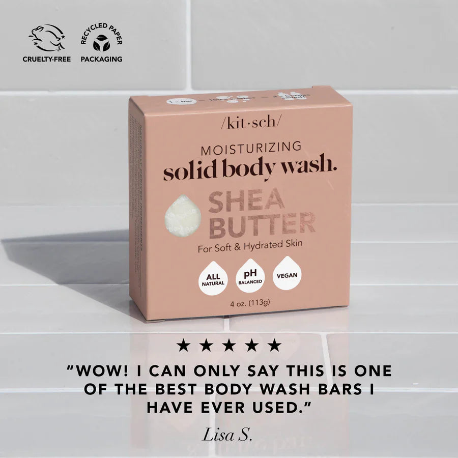 Kitsch Shea Butter Moisturizing Solid Body Wash Bar 113g