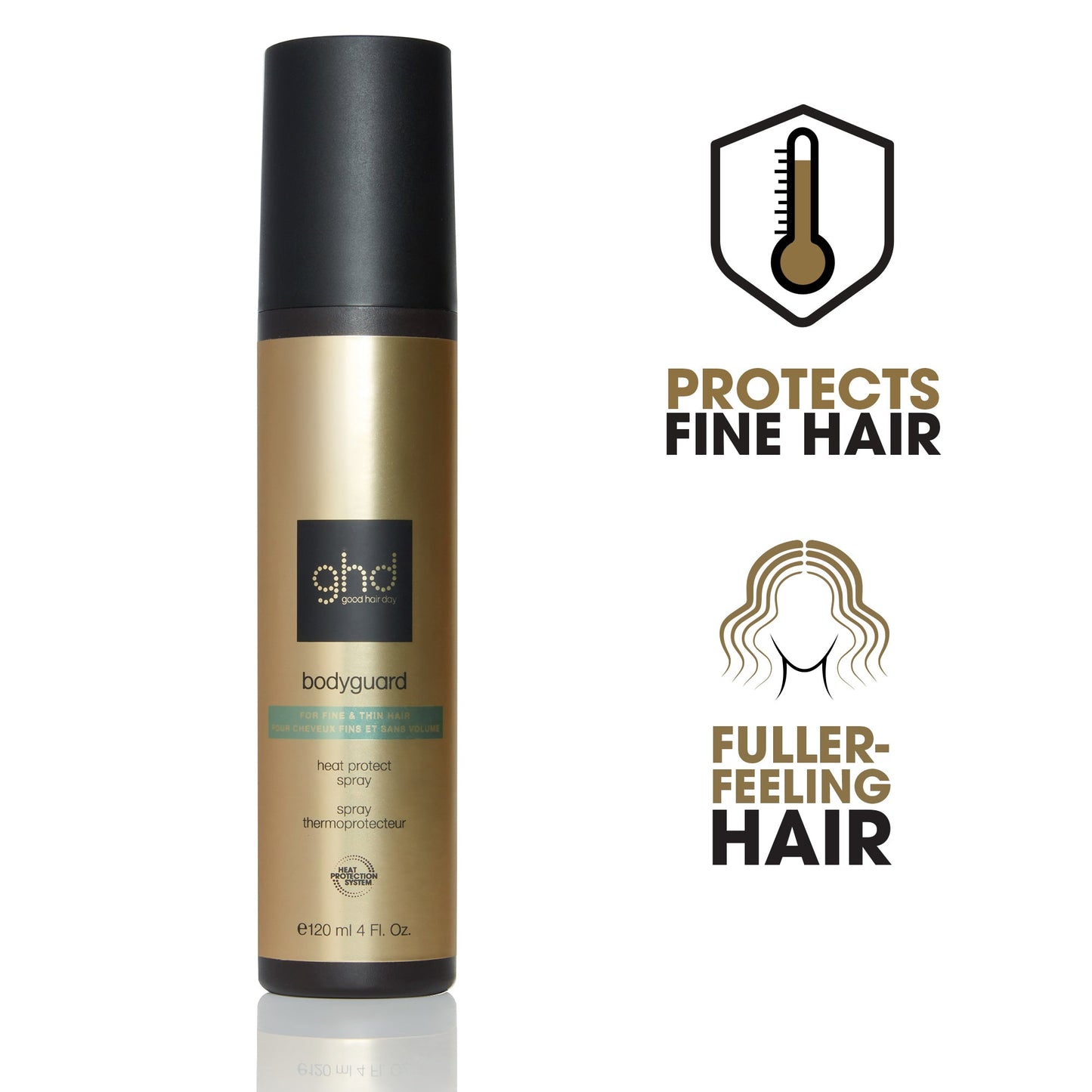 ghd Bodyguard - Heat Protect Spray For Fine And Thin Hair 120ml
