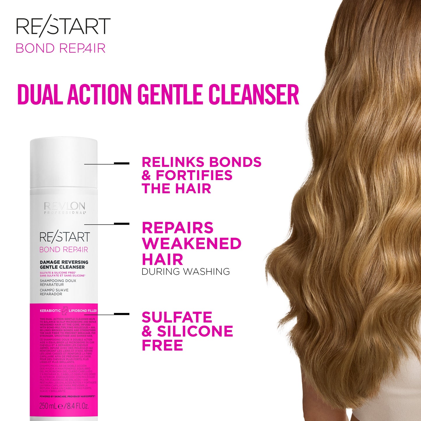 Revlon Professional Re/Start Bond Repair Damage Reversing Gentle Cleanser 250ml
