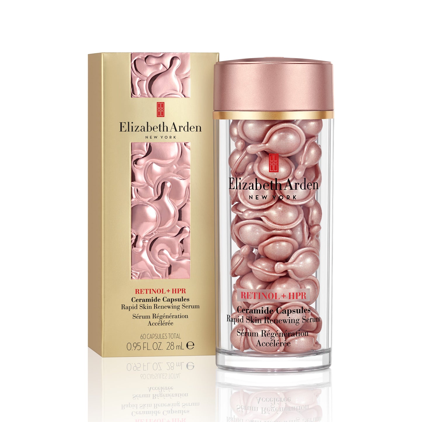 Elizabeth Arden Retinol + HPR Ceramide Capsules Rapid Skin Renewing Serum 60 Piece