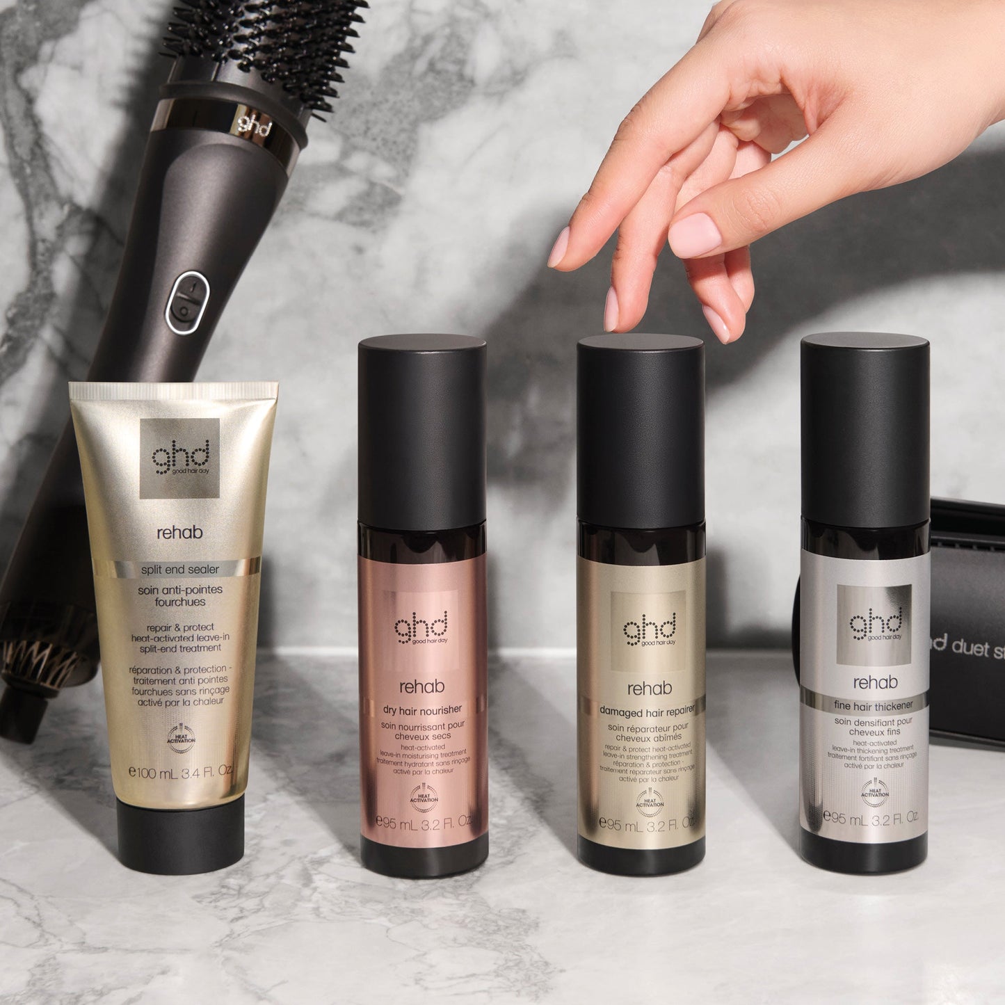 ghd Rehab Damaged Hair Repairer Hair Treatment 95ml