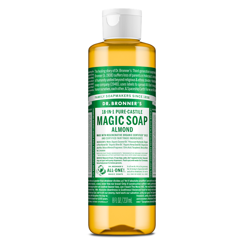 Dr. Bronner's Pure Castile Liquid Soap - Almond 237ml