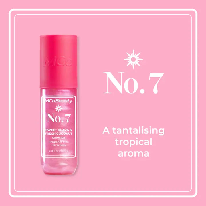 MCoBeauty Fragrance Mist Hair & Body 90ml - No.7 Shimmer