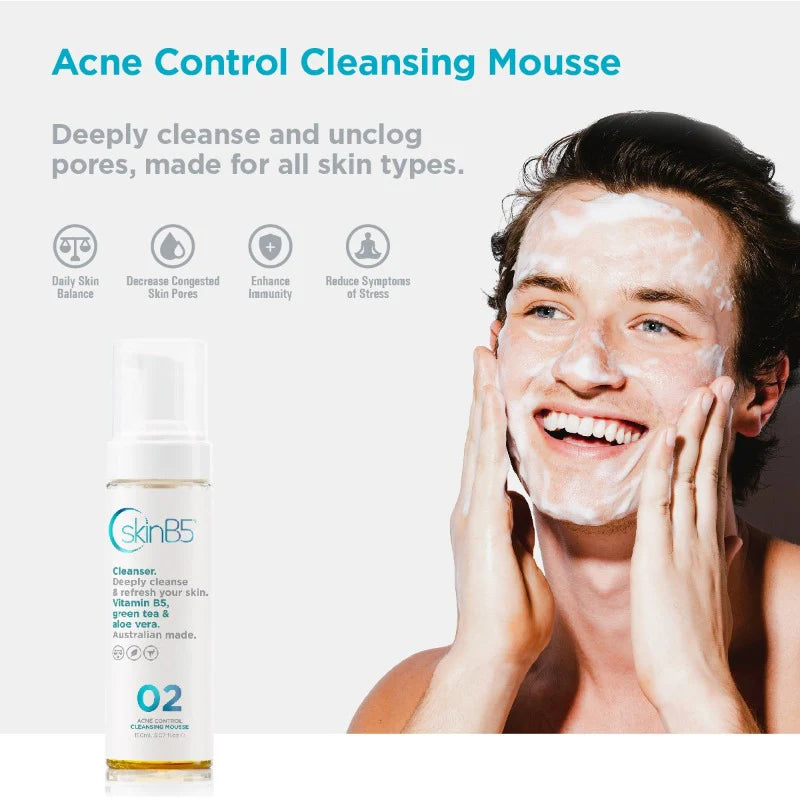 SkinB5 Acne Control Cleansing Mousse 150ml