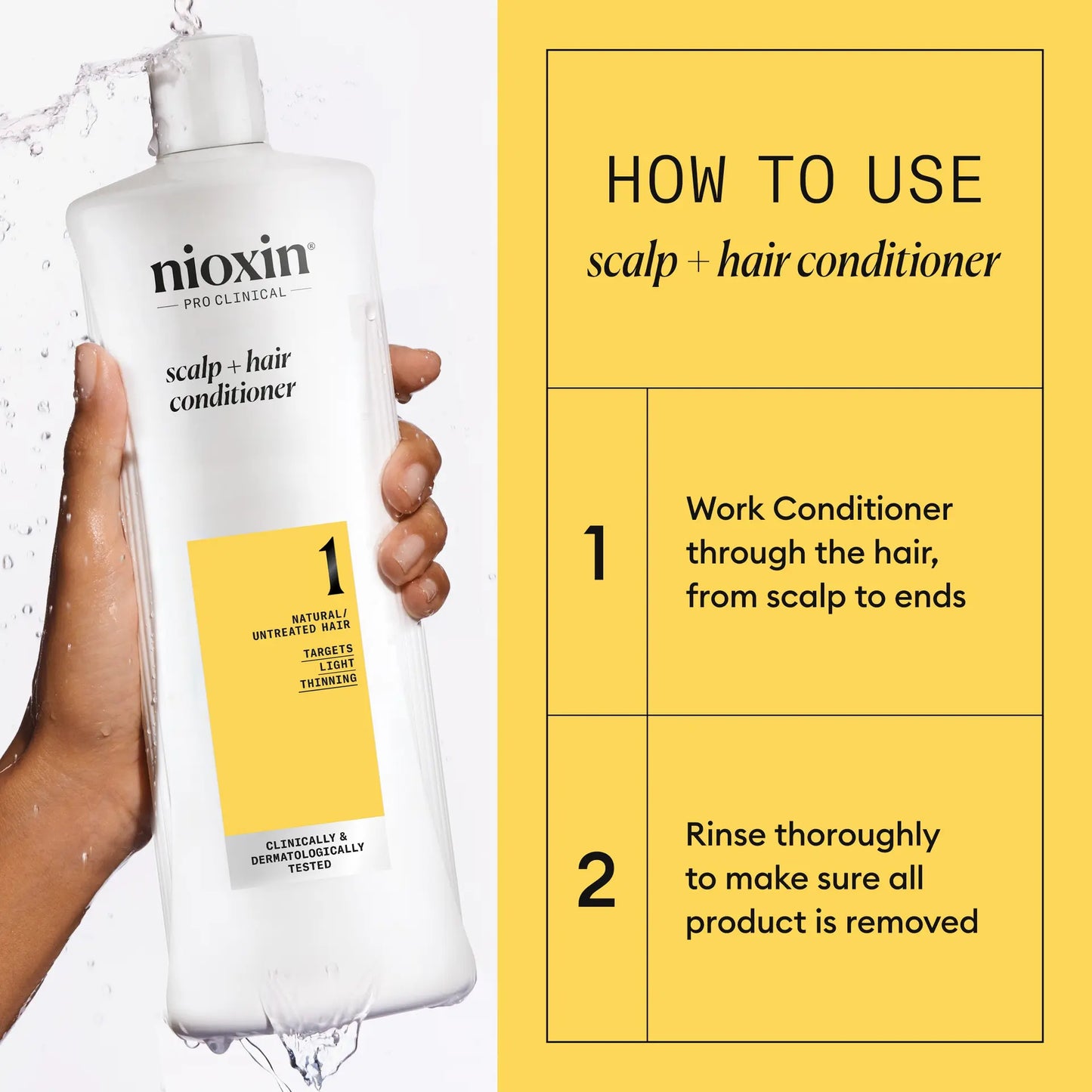 Nioxin Scalp + Hair Thickening System 1 Conditioner 1L
