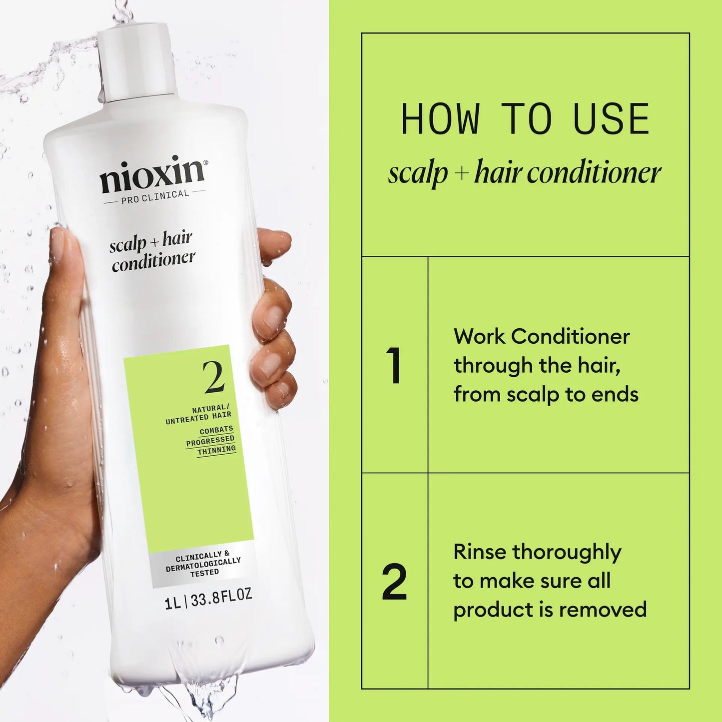 Nioxin Scalp + Hair Thickening System 2 Conditioner 1L