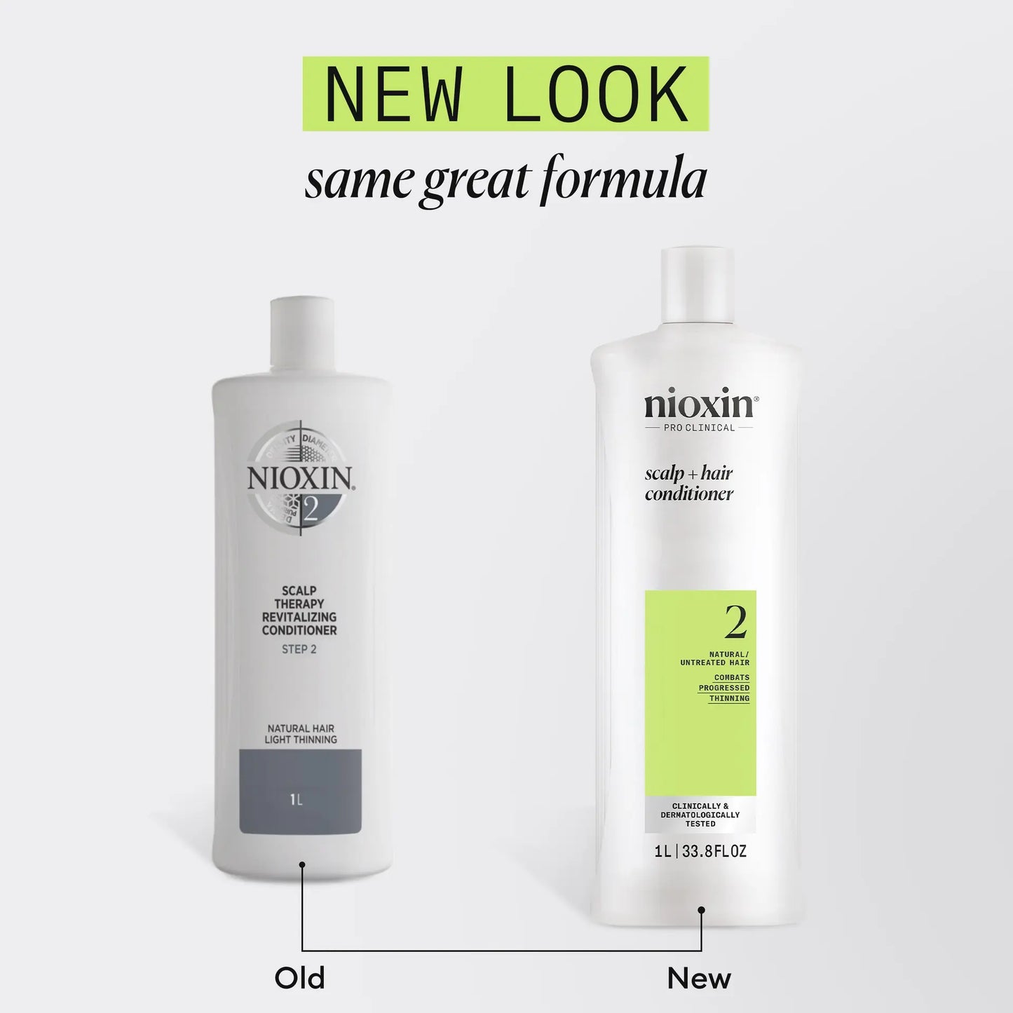 Nioxin Scalp + Hair Thickening System 2 Shampoo + Conditioner 1L Duo