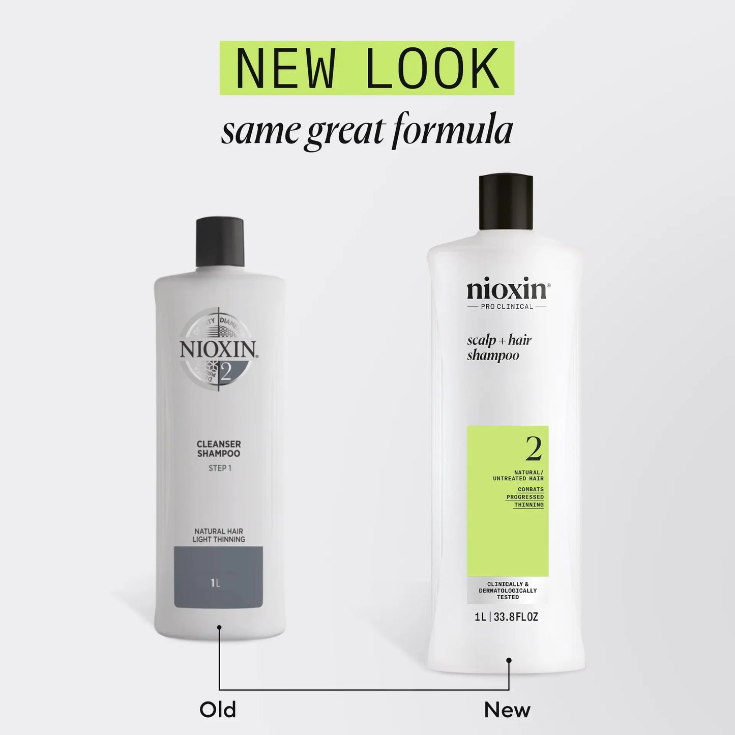 Nioxin Scalp + Hair Thickening System 2 Shampoo + Conditioner 1L Duo