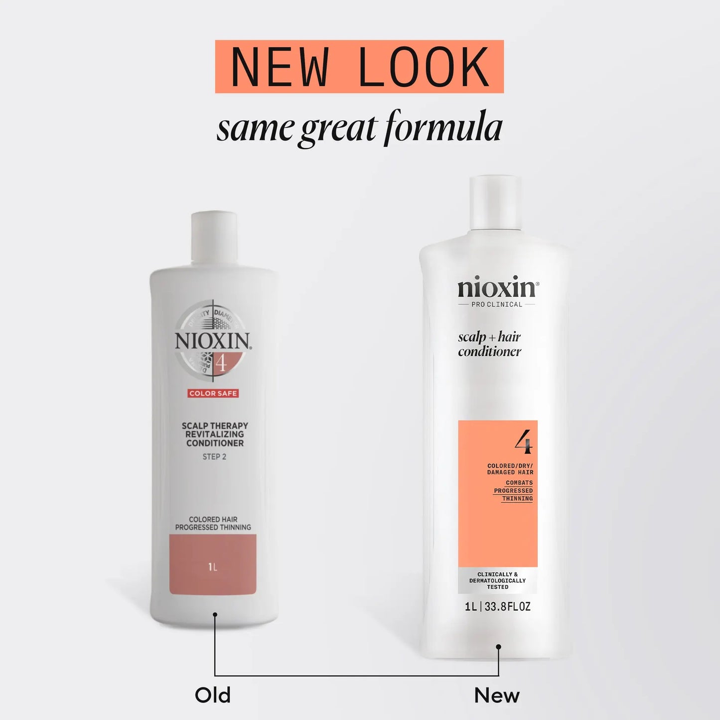 Nioxin Scalp + Hair Thickening System 4 Shampoo + Conditioner 1L Duo