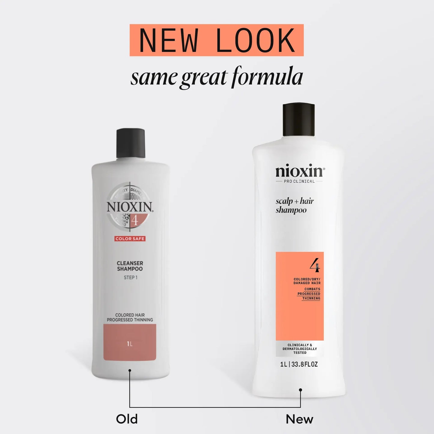 Nioxin Scalp + Hair Thickening System 4 Shampoo + Conditioner 1L Duo