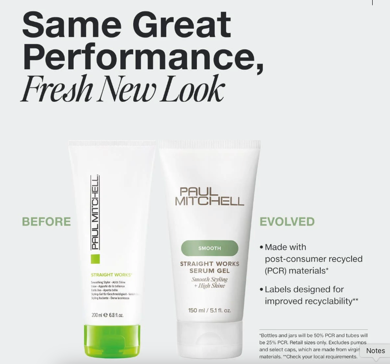 Paul Mitchell Straight Works Serum Gel 150ml