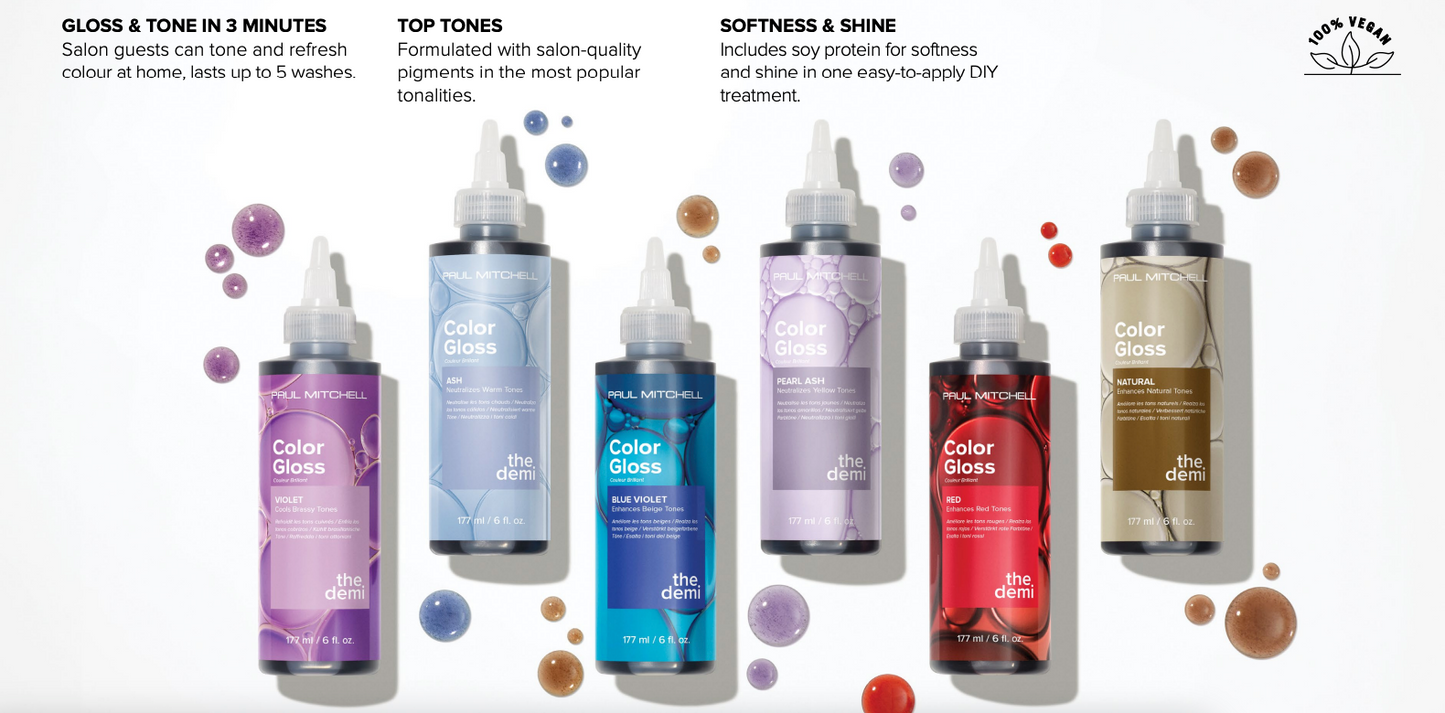 Paul Mitchell The Demi Color Gloss- Pearl Ash 177ml
