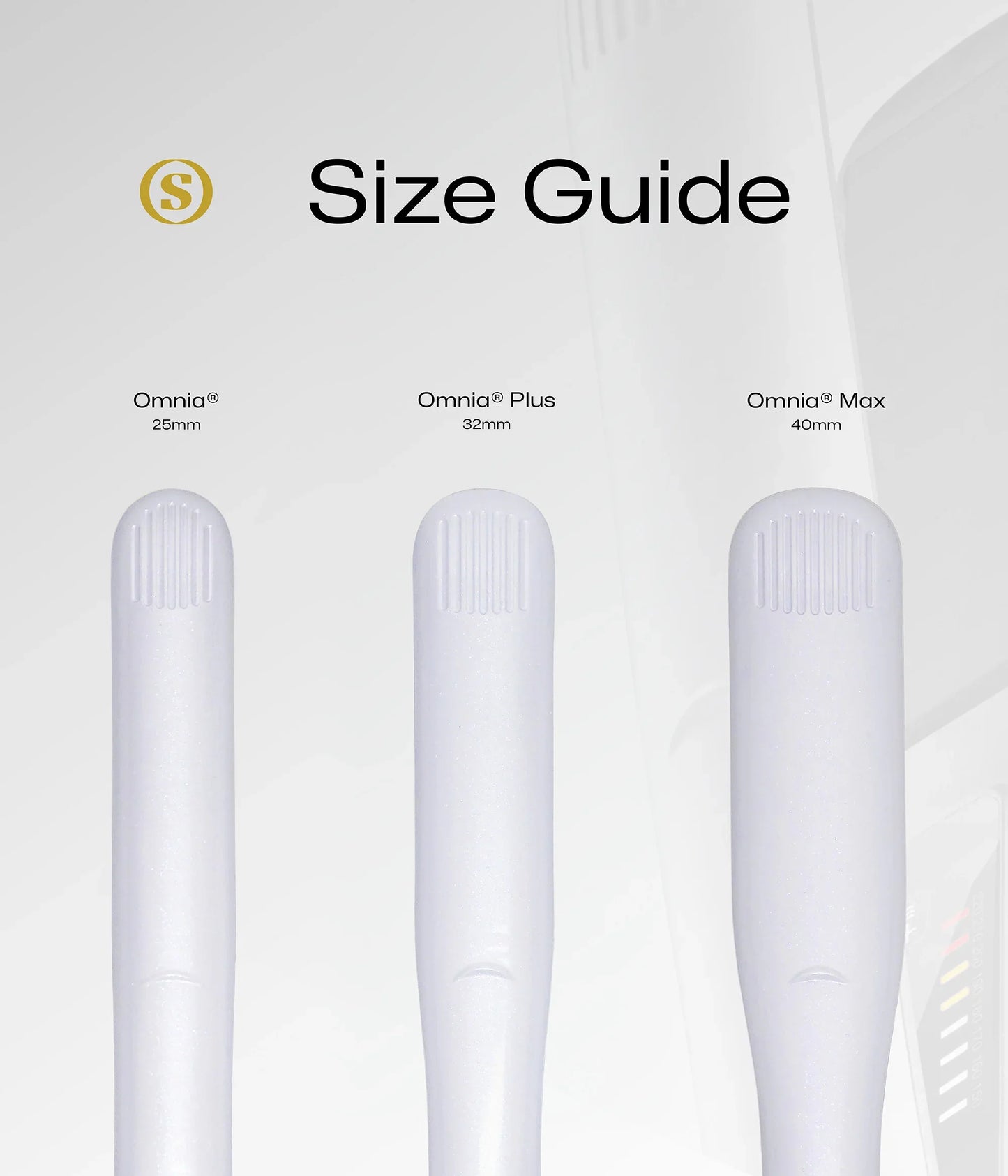 Stellar Omnia Styler Classic Pearl White - 25mm