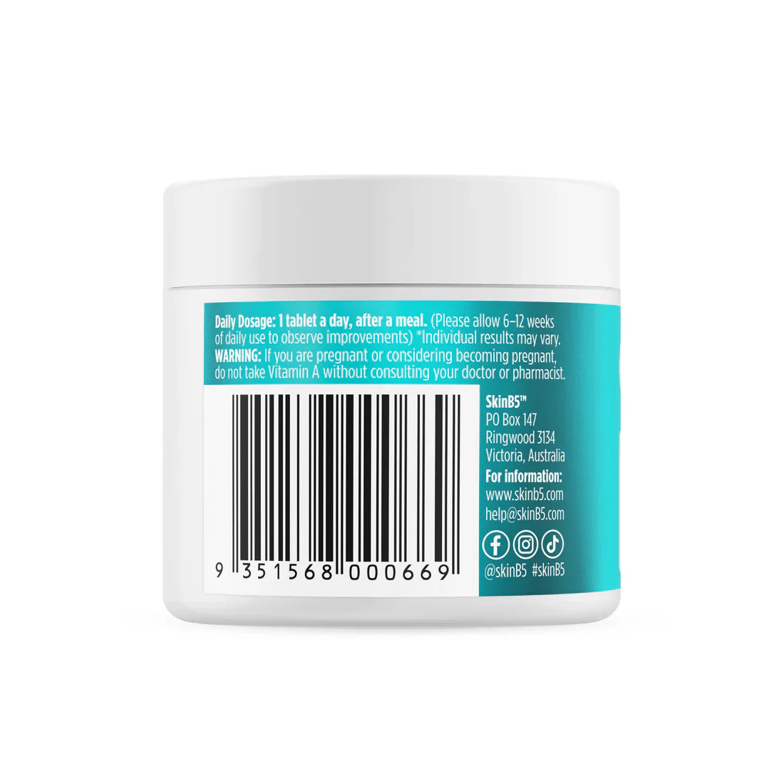 SkinB5 Skin Rescue Vitamin Tablets x 30