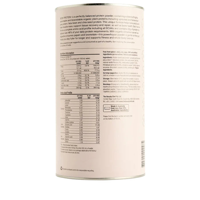 The Beauty Chef Body Protein+ Vanilla 600g