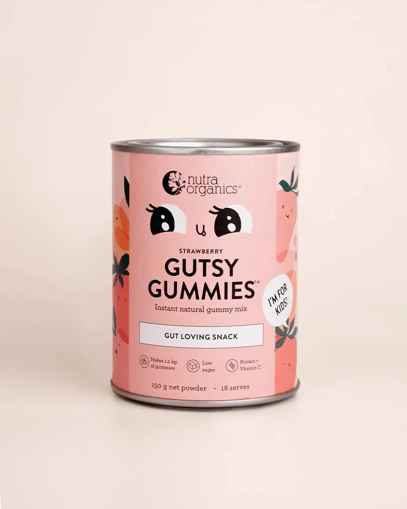 AbsoluteSkin Strawberry / 150g Nutra Organics Gutsy Gummies supplements