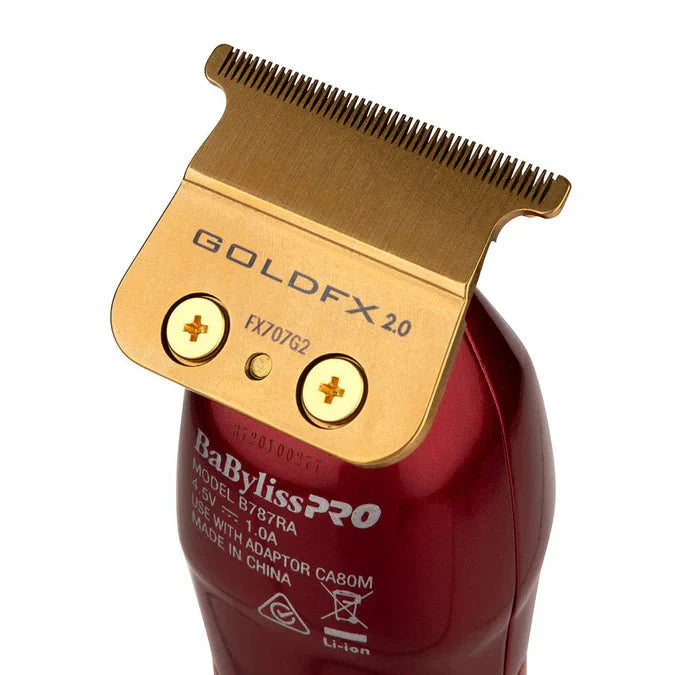 BaBylissPRO BaBylissPRO Red FX Outliner Trimmer Cord/Cordless Beard Care