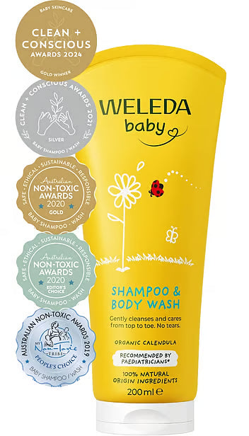 Weleda Calendula Shampoo and Body Wash 200ml
