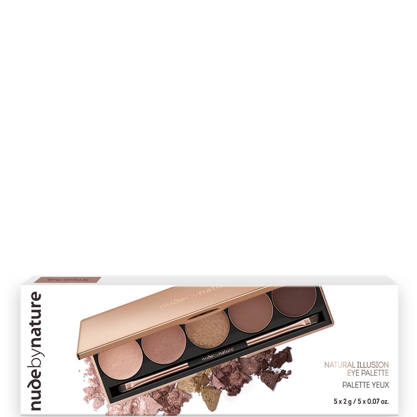 nude by nature Nude by Nature Natural Illusion Eye Palette - Classic Nude Cosmetics