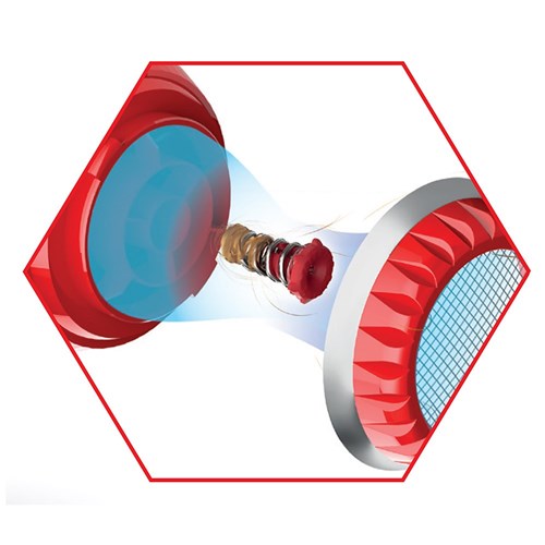 Parlux Parlux Alyon Air Ionizer Tech Hair Dryer And Diffuser - Red Hair Dryers