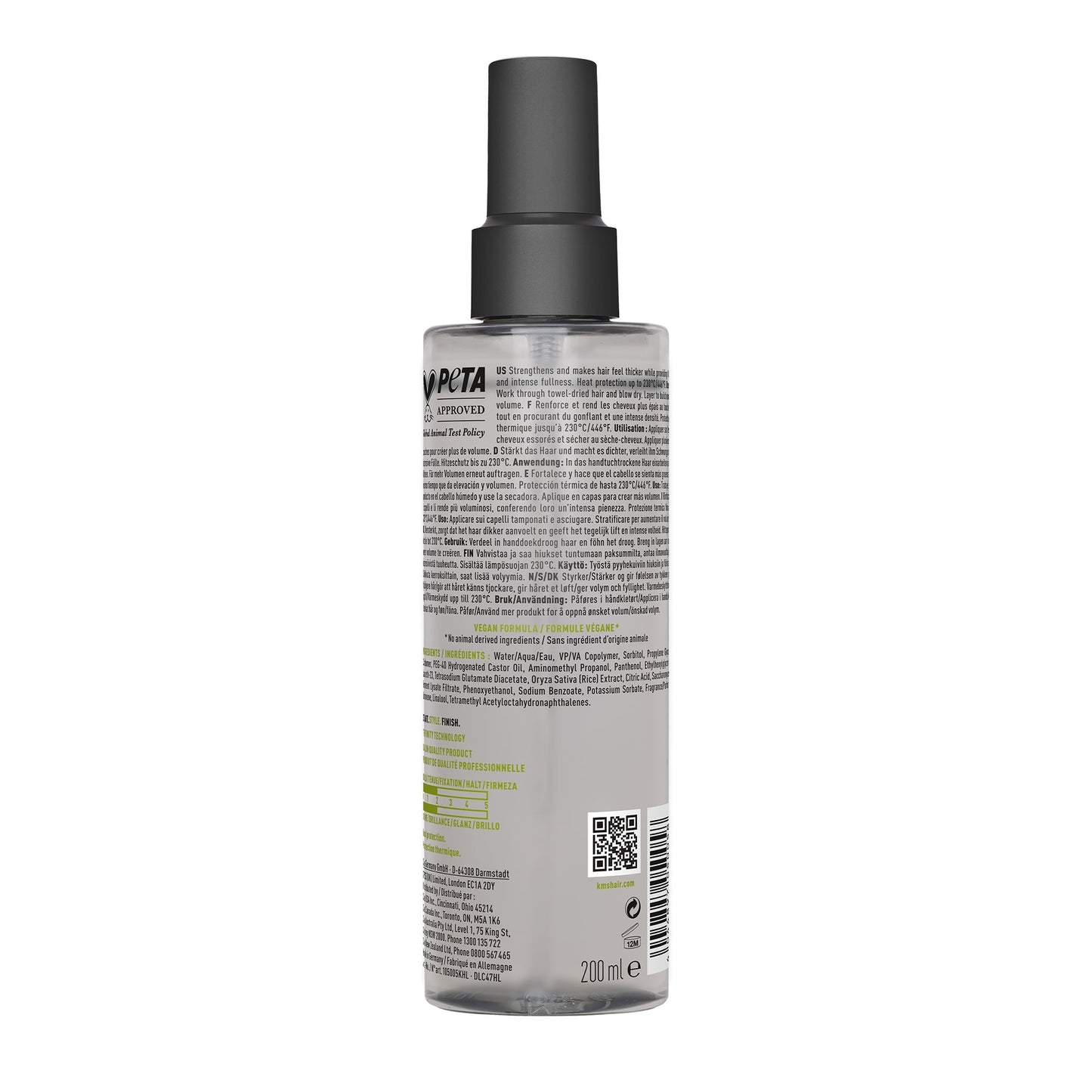 KMS Add Volume Volumizing Spray 200ml
