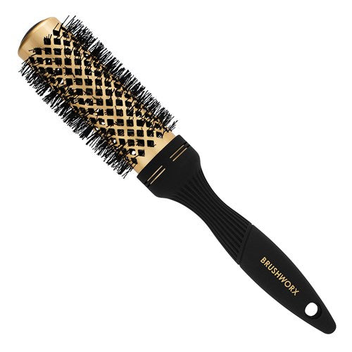 Brushworx Gold Ceramic Hot Tube Brush - 50mm Medium